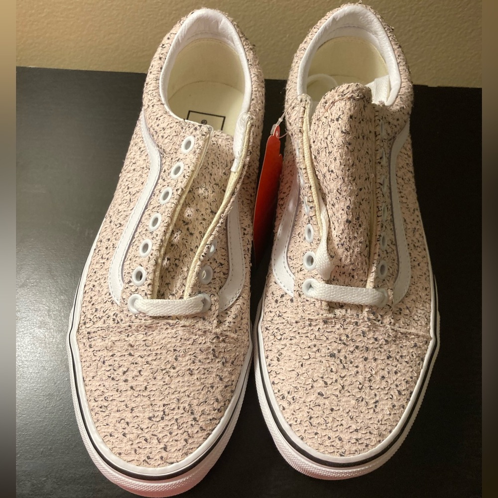 NWT Vans Old Skool Boucle Pink Speckle Sneaker